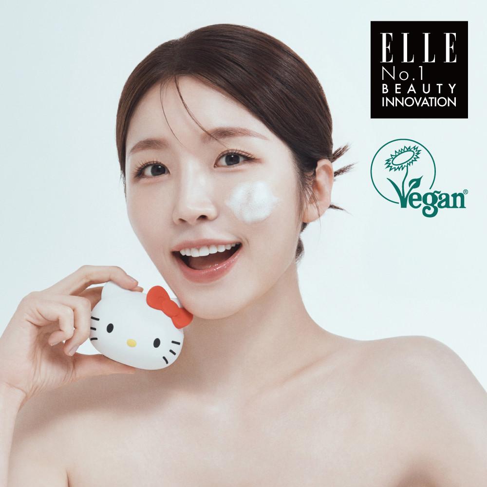 [GESKE] 게스케 헬로키티 소닉 페이셜 브러시 4 in 1 (스타라이트) 실리콘 진동클렌저