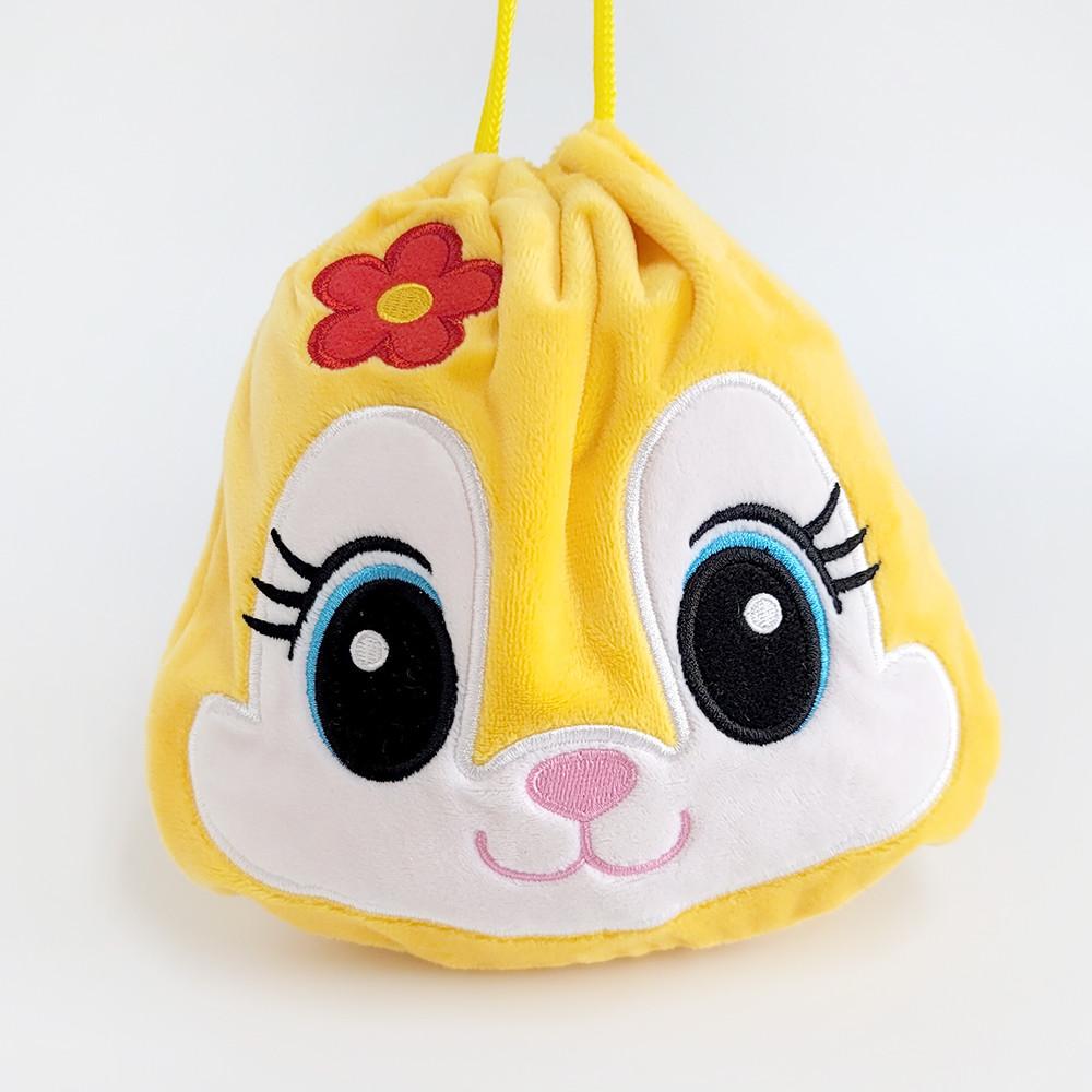 디즈니 미스버니 캐릭터 입체 복주머니 파우치