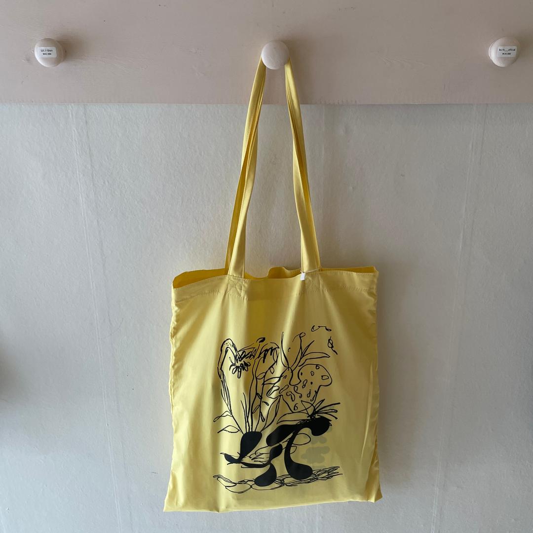 Cotton Bag(Yellow) by 4t