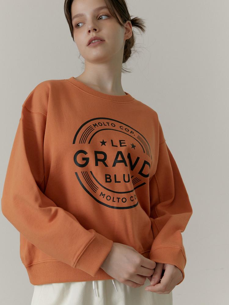 [molto] 그랑 스웨트셔츠 오렌지