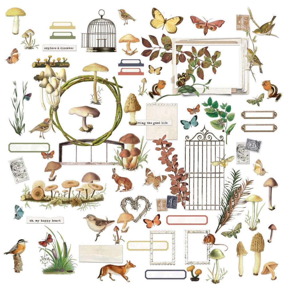 49 and MARKET Curators Meadow Laser Cut Elements 49M 056