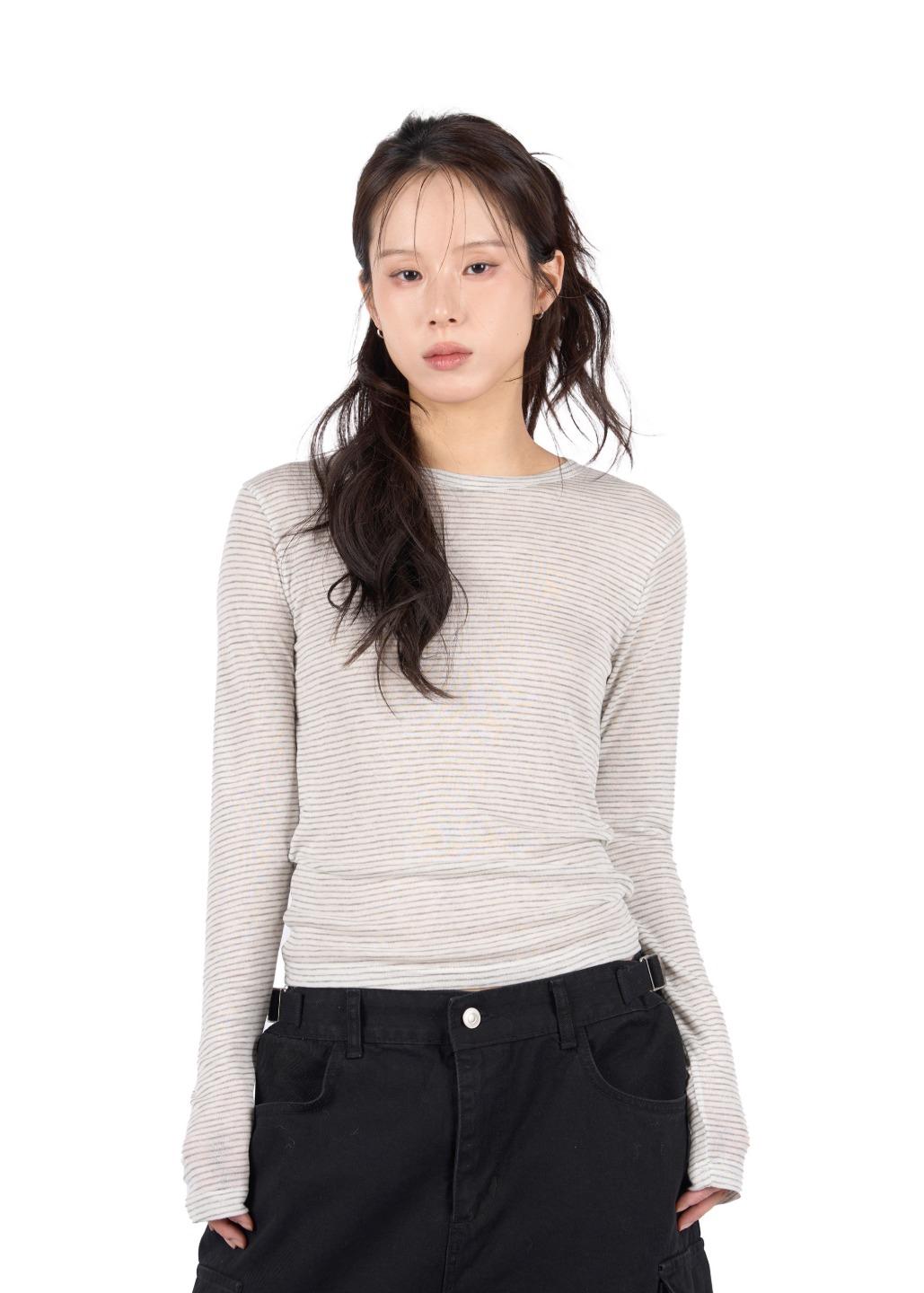 LAYERED STRIPE LONG SLEEVE