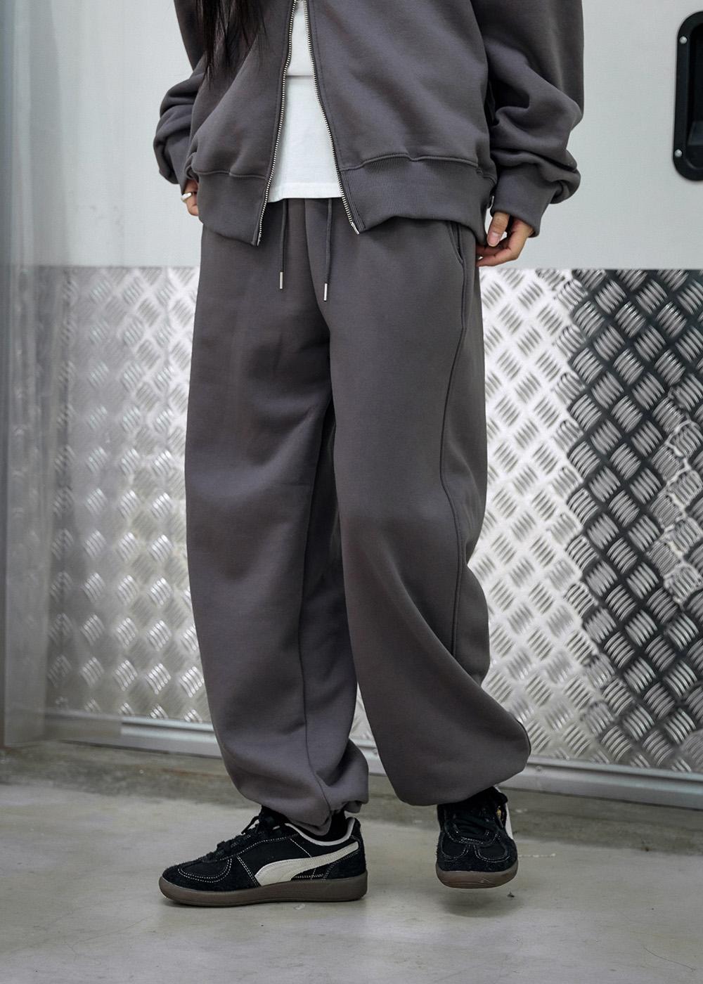 절개 투웨이 스트링 조거 팬츠