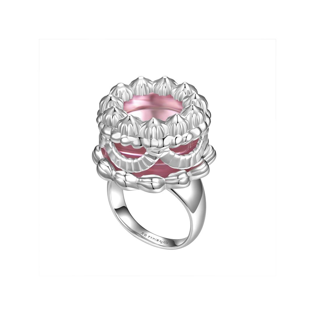 ElectricGirl / Crystal birthday cake Ring - 9