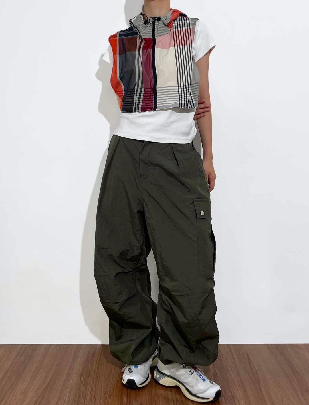 [unisex] 나일론 크롭 베스트