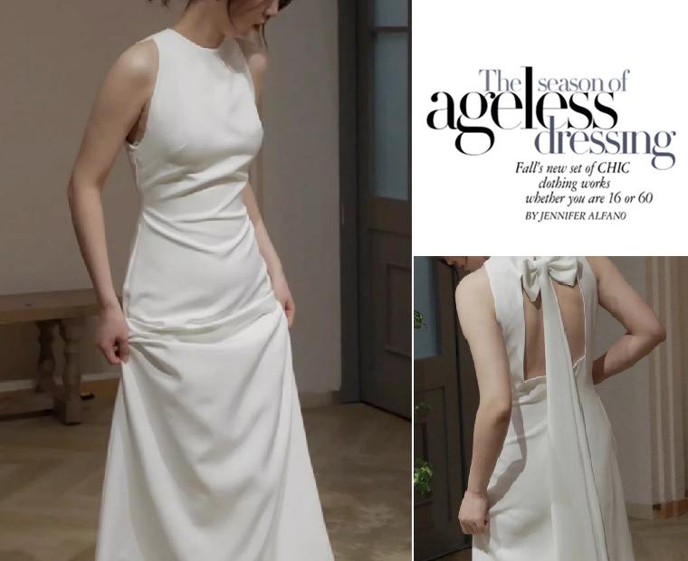 SWD263블랙 도비 셀프웨딩 드레스 2부 피로연 스몰웨딩 약혼 리마인드