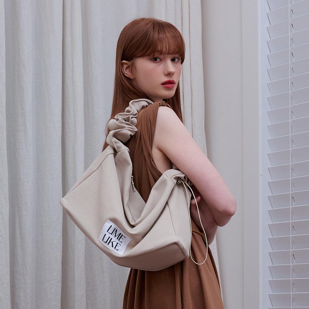 린넨코튼 스트링 빅 백_3color