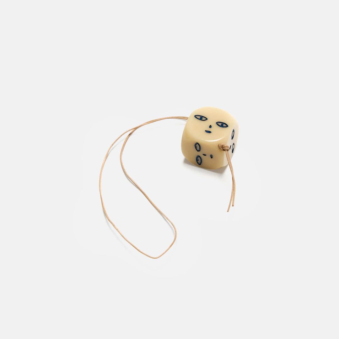 Face Dice Keyring