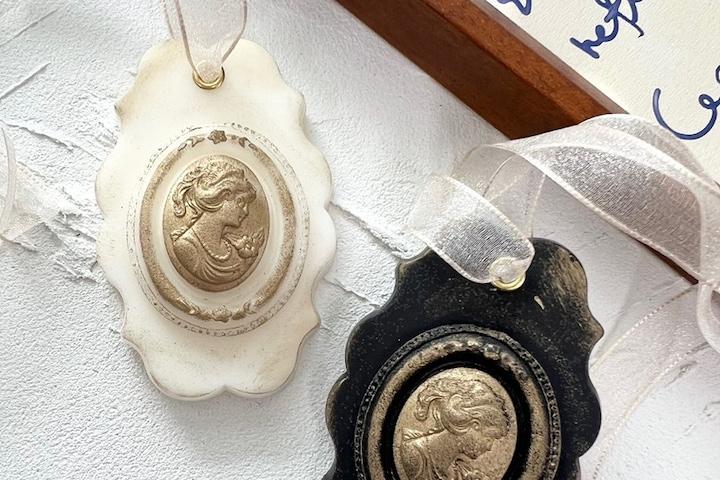 빈티지 까메오 왁스타블렛 + 이쁜포장 벽장식 인테리어소품