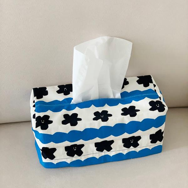 [fabric] flower tissue case