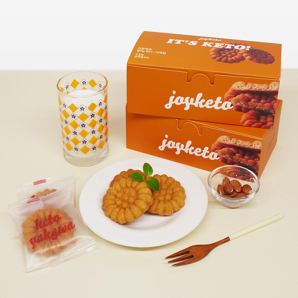 조이키토 약과 저탄고지 글루텐프리 무설탕 건강 간식 (10개입) [원산지:국산]