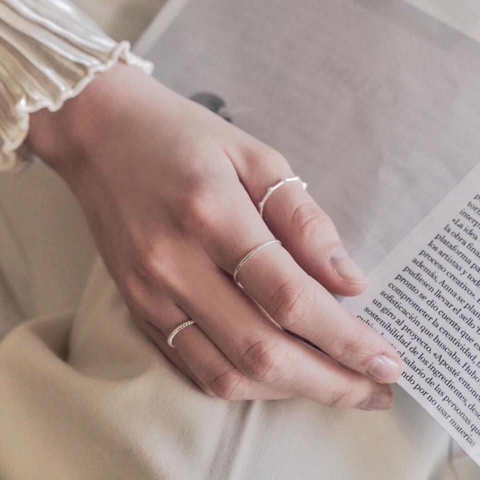 [silver925][태연 착용] iris ring set