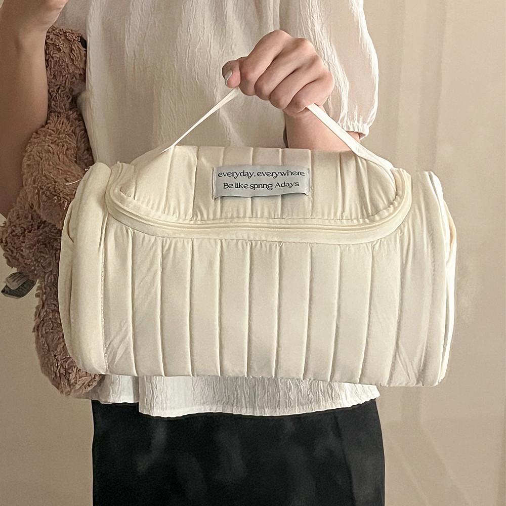 여행용 미니 화장품 파우치 방수 파우치백 속옷 누빔 메이크업