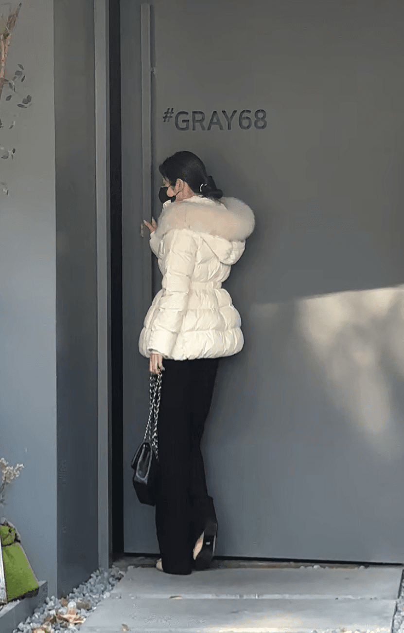 폭스퍼 덕다운 숏패딩