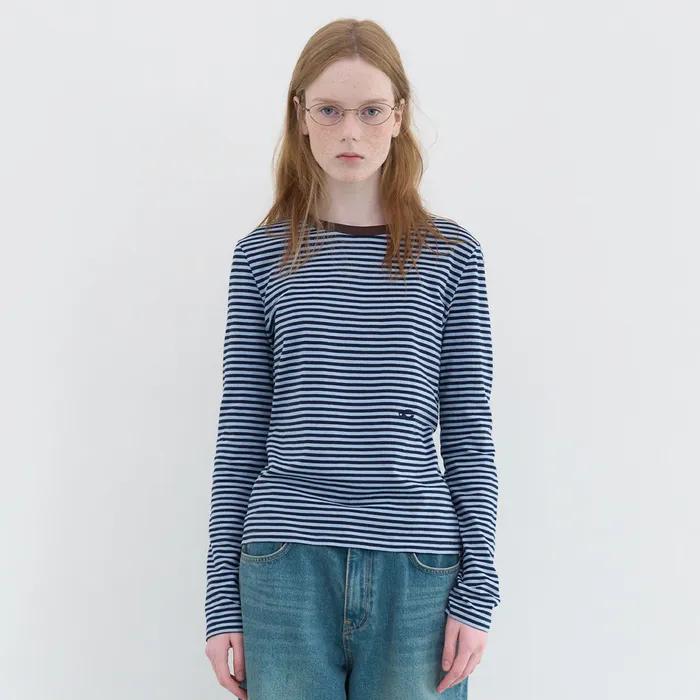 더블 로고 스트라이프 Lst (Sky Stripe)