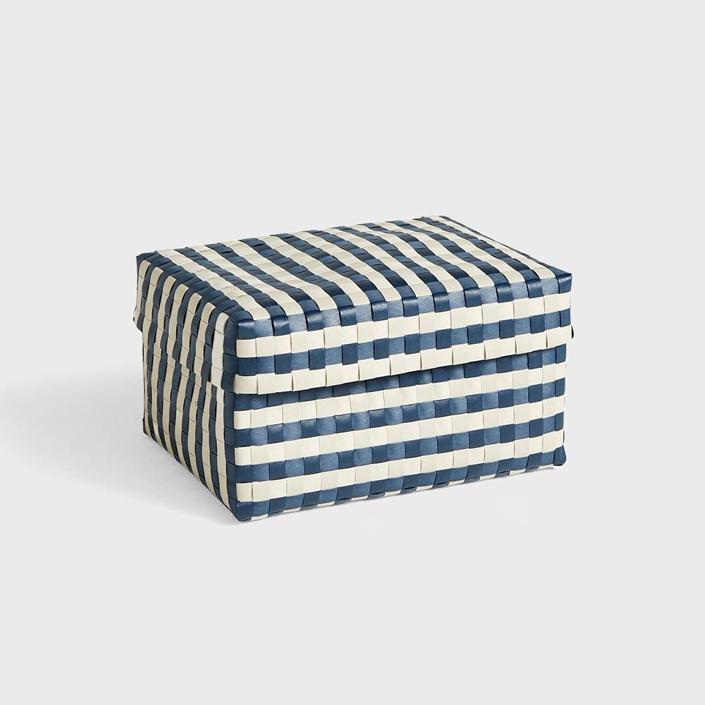 [HAY] Maxim Stripe Box M, 블루 앤 샌드 (541363)