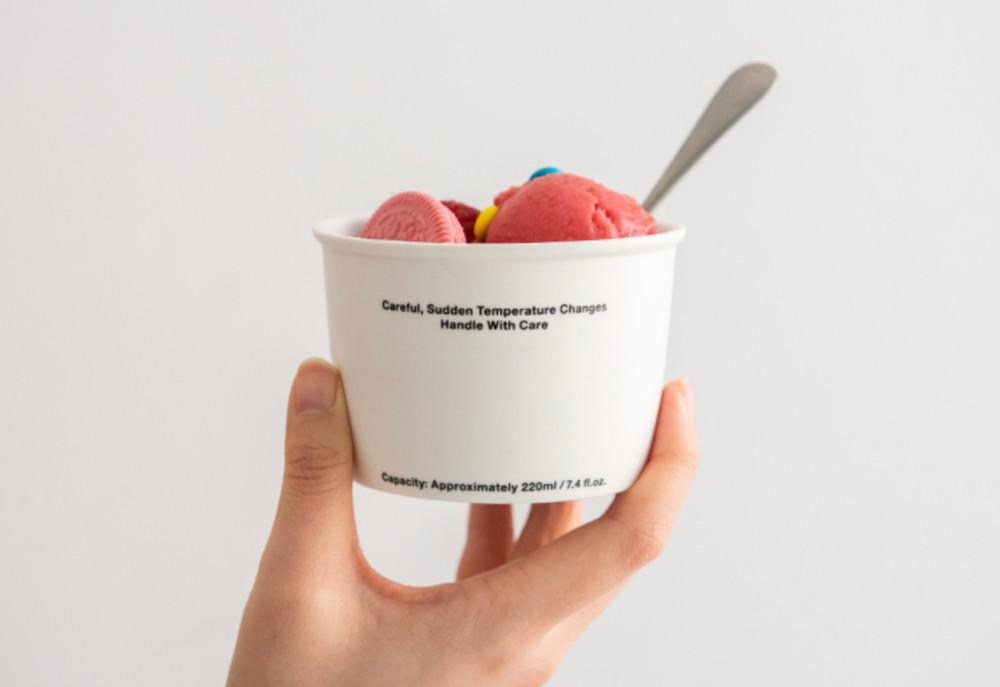 푸에브코 Puebco 아이스 크림 낫 페이퍼컵 Ice Cream Not Paper Cup