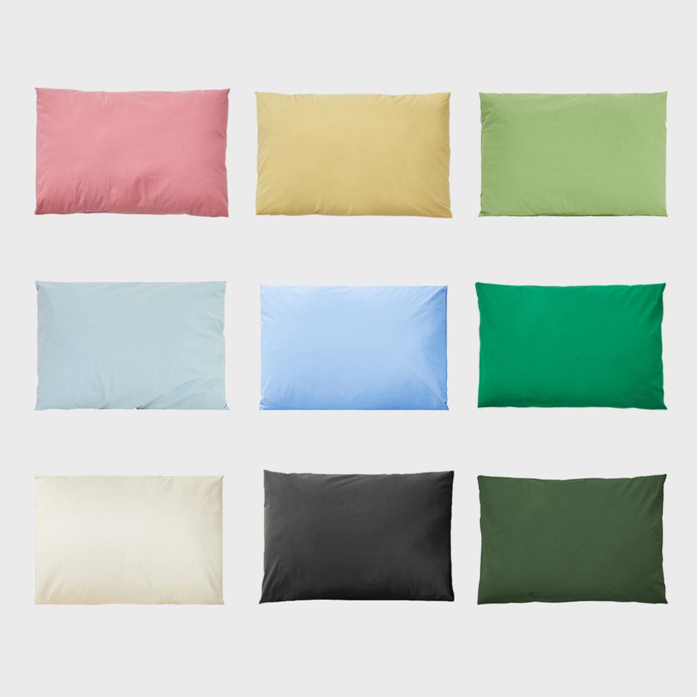 스탠다드 고밀도 60수 면 베개 커버 10 color (기프트패키지)