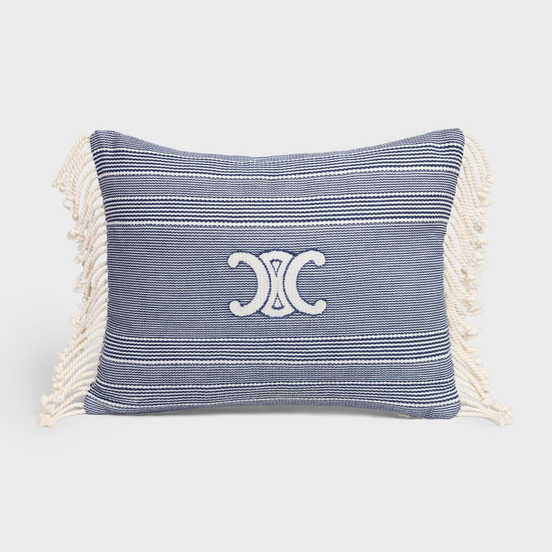 트리옹프 쿠션 - 스트라이프 코튼