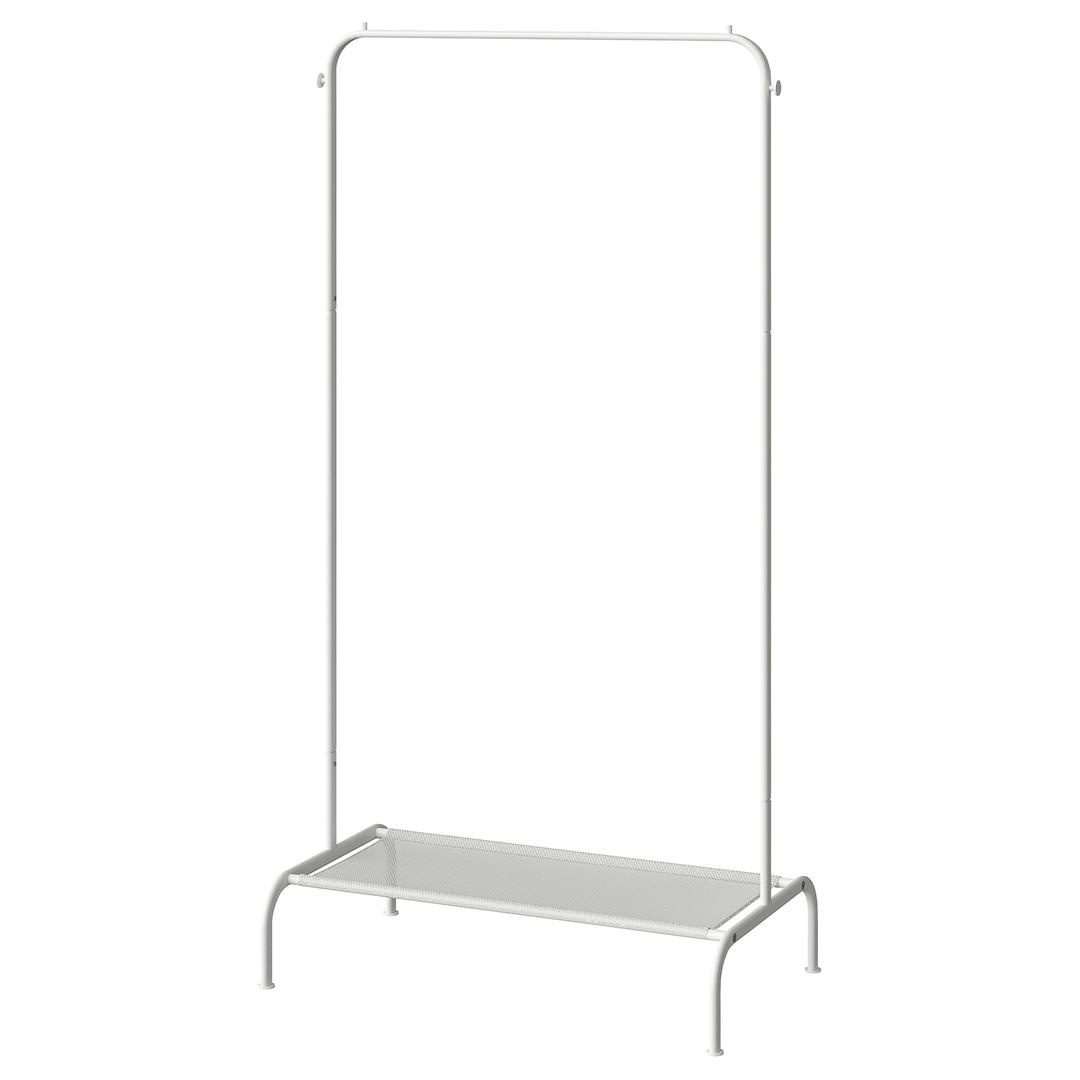 BRUKSVARA 브룩스바라 옷걸이행거 - 화이트 78x147 cm