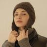 SIAC3017 boucle earmuff beanie_Brown