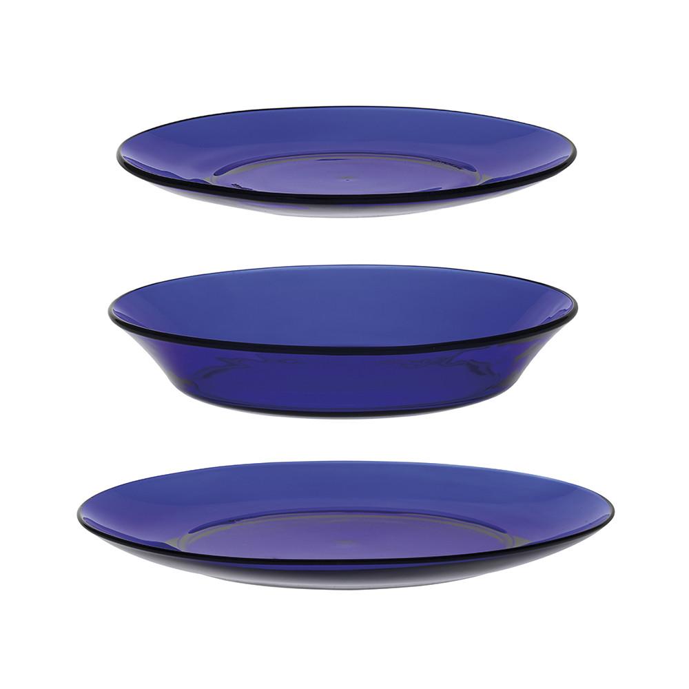 [듀라렉스] 리스 사파이어 디저트 접시 강화유리 접시