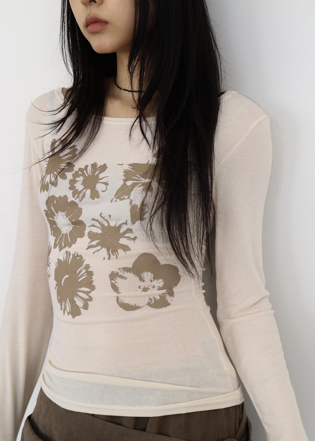 duna flower tee 2 color