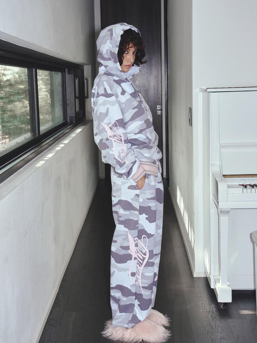 EMBLEM PRINTING HOOD ZIP-UP CARMO[10/24 예약배송]