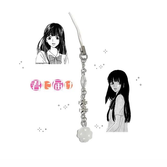 [주문폭주][자체제작] 너에게 닿기를 사와코 기미니 도도케 2탄 모리걸 청순 여리 핸드폰줄 핸드폰고리 비즈키링 비즈스트랩 다이어리 에어팟 버즈 Z플립 키링