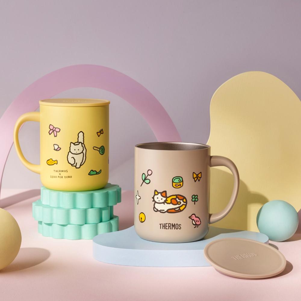 [써모스] 보온보냉 진공단열 제로퍼제로 반전 머그컵 JDG-450KC (450ml)