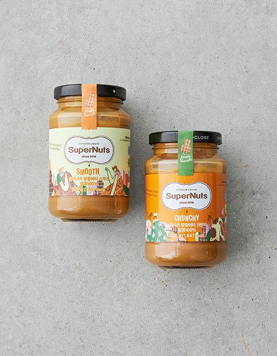 [슈퍼너츠] 100% 땅콩버터 소용량 2종 (택1)