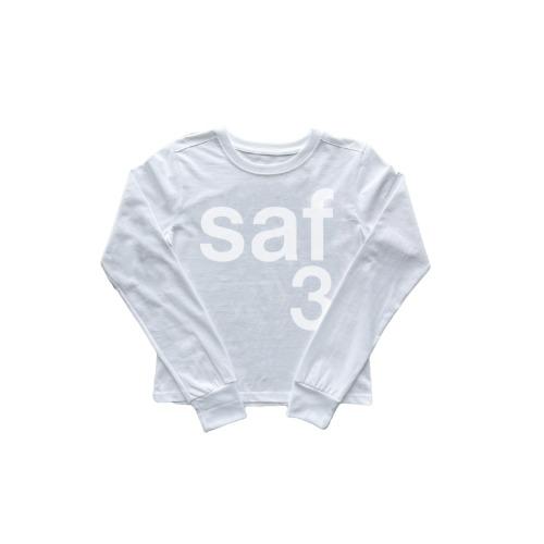 1/2 BASIC SAFARI L/S TEE (WHITE)