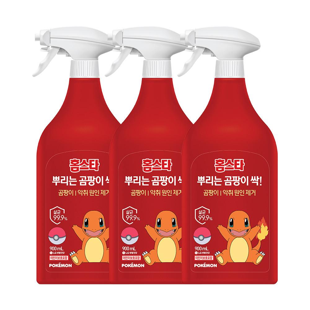 홈스타 포켓몬 뿌리는 곰팡이싹 대용량 900ml 3개 파이리