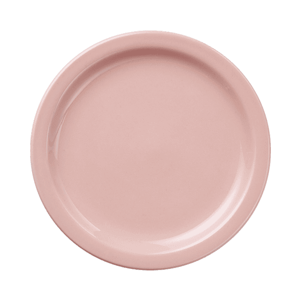 Plain flat plate Peach Pink (7in,9in)