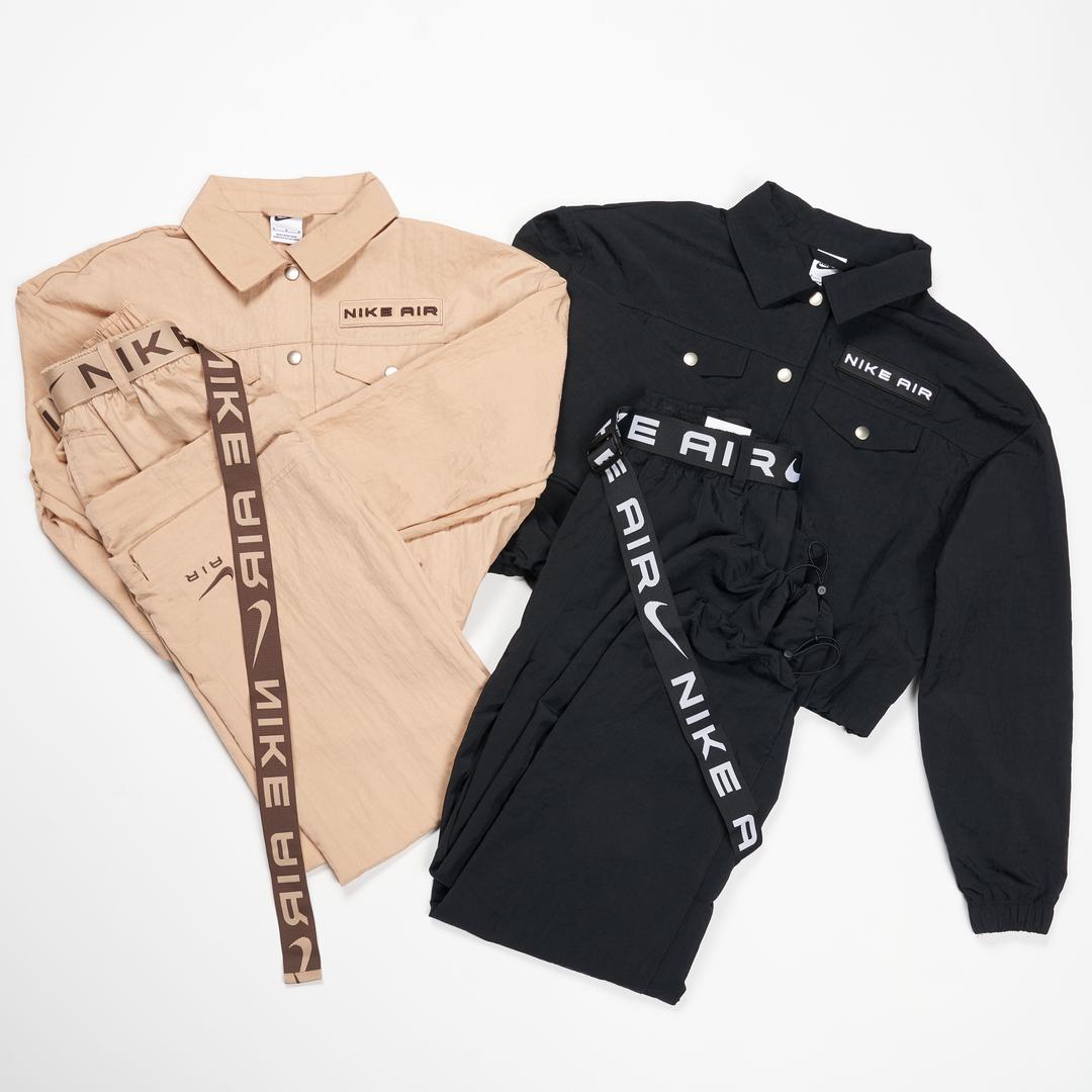 나이키 여성 우븐 트레이닝 세트 바람막이 팬츠 셋업