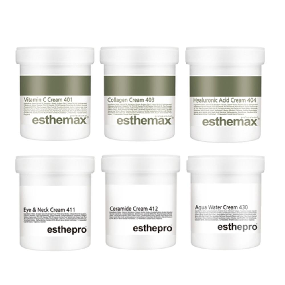 에스테맥스 영양크림 - 비타민C/콜라겐/아이넥/아쿠아워터/세라마이드/석고베이스 225ml/1000ml