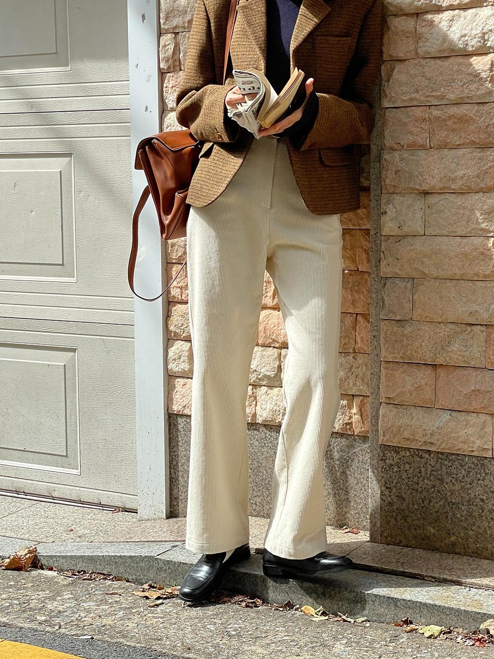 [BY FMNQ]Minimal Corduroy Pants (3color)