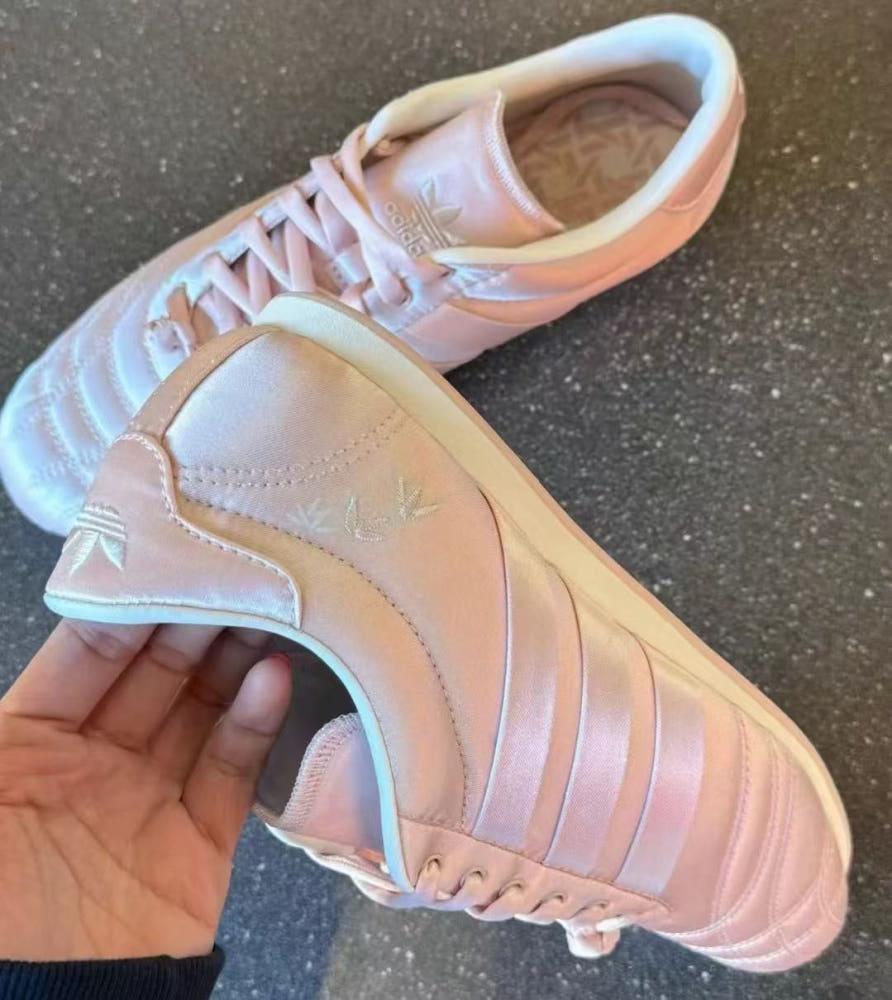 아디다스 오리지날 우먼스 태권도 벨벳 레이스 운동화 글로우 핑크 태권도화 JP5196