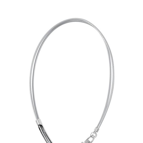 3way Sporty Necklace (Glossy Silver)