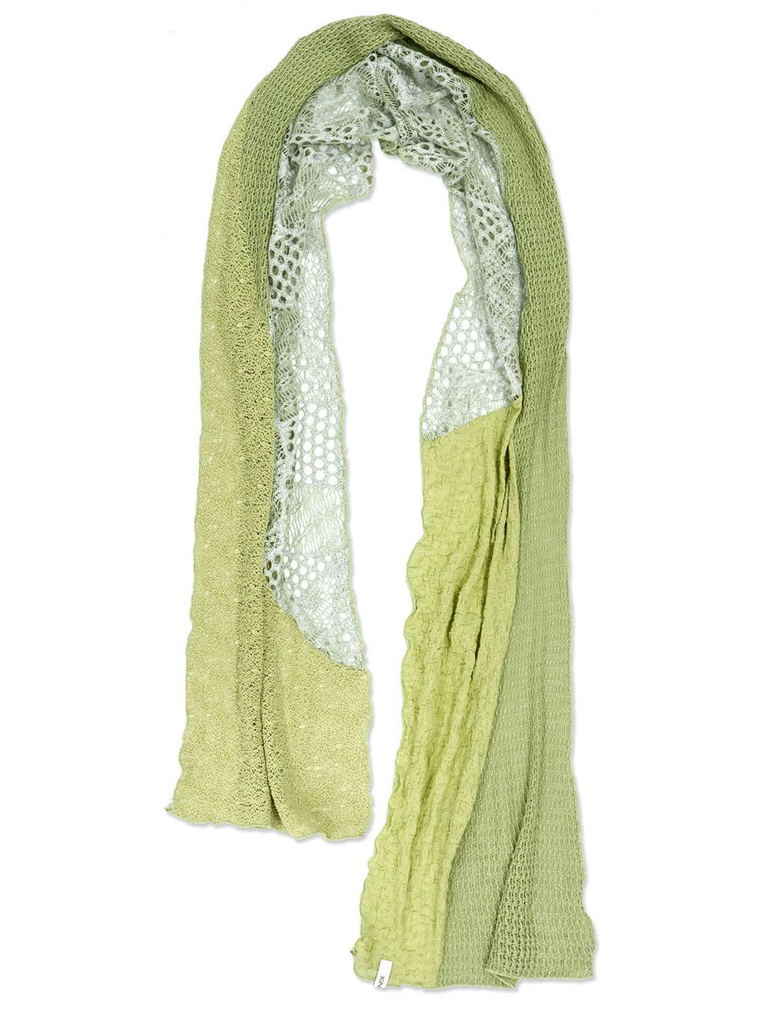 LEAF SCARF (LIME)