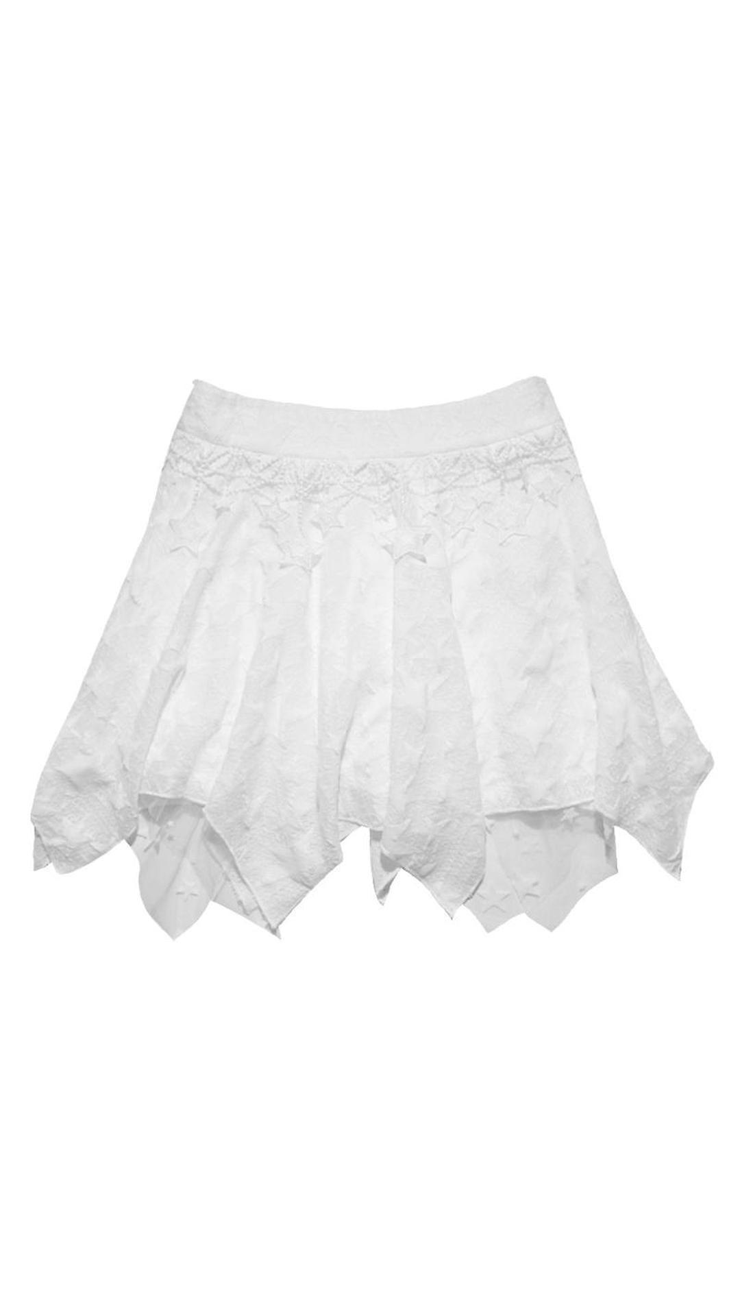 [hashtag ddd] Irregular star skirt