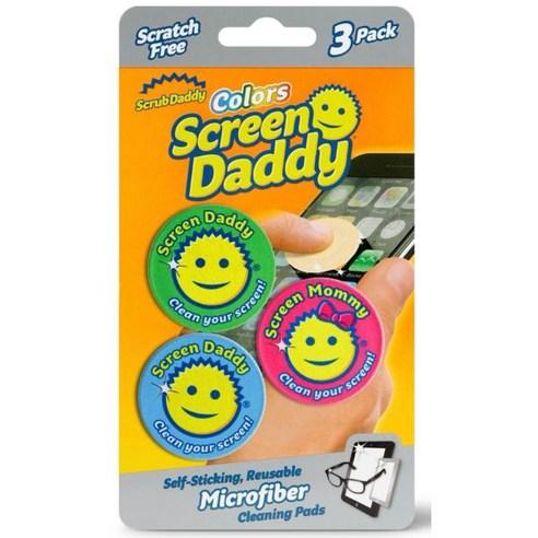 1pack(3개입) 스크럽대디 스크린대디 오리지널 휴대폰 테블릿 극세사 액정 클리너 - 보호필름 | 쿠팡