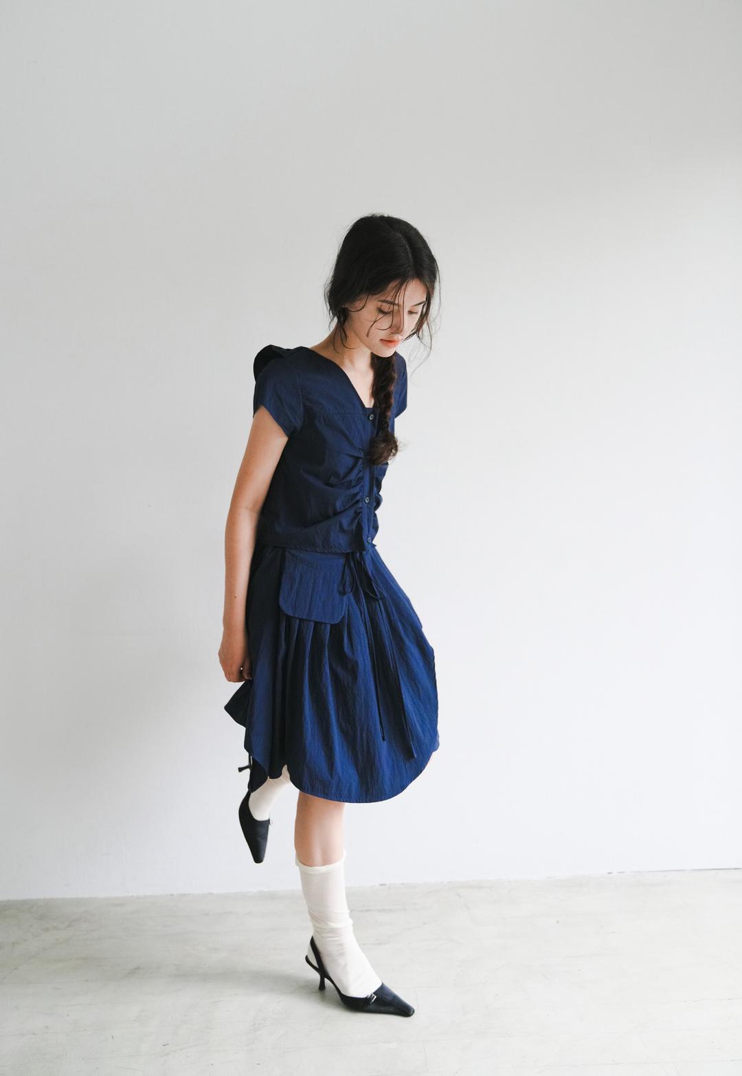 Indigo colongne skirt