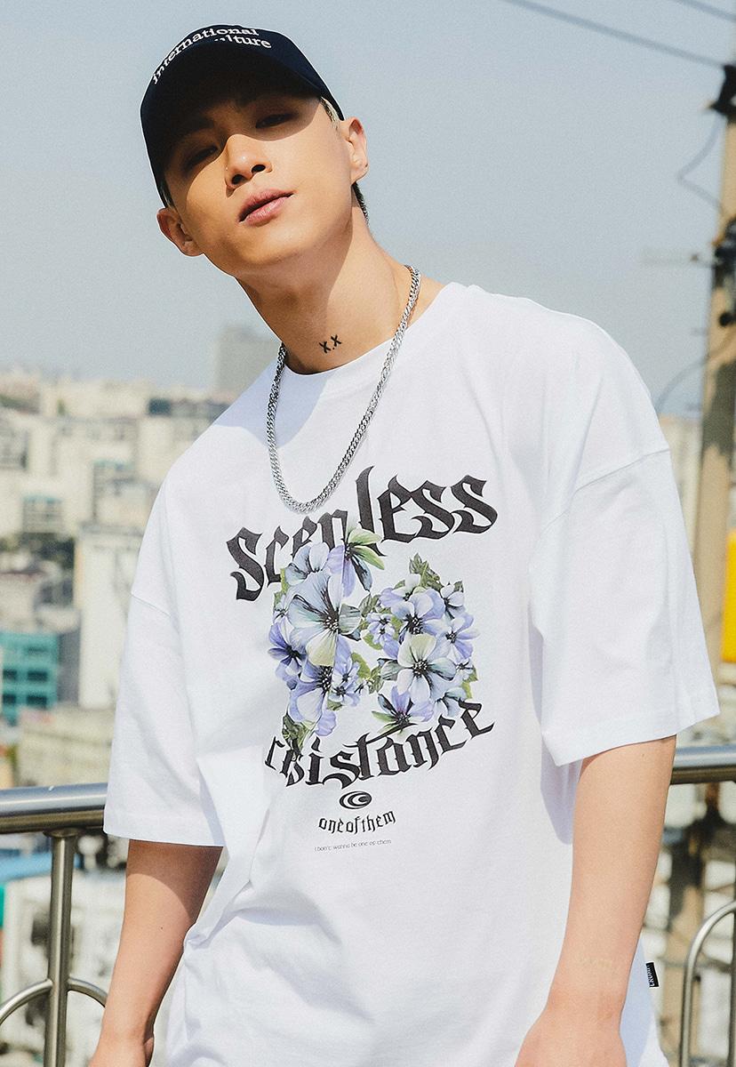 센틀리스 플라워 티셔츠 (CT0267-1)