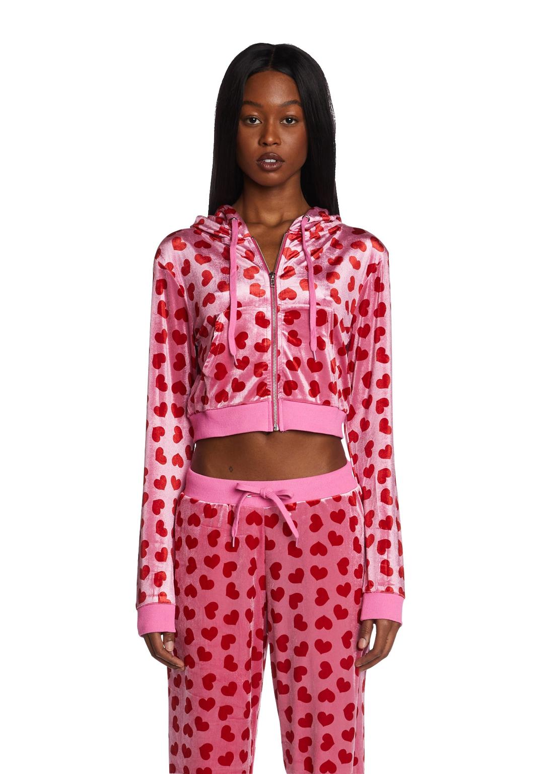 Loyal Maneater Velour Track Jacket - XX-Small