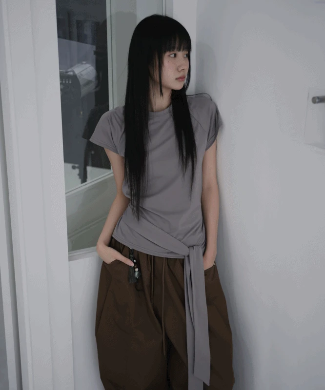 *추천* 오리진 스트랩 반팔 티셔츠 4color