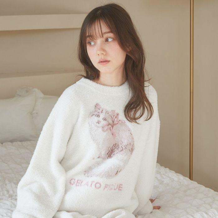 BABY MOCO CAT 자카드 풀오버 PWNT251143