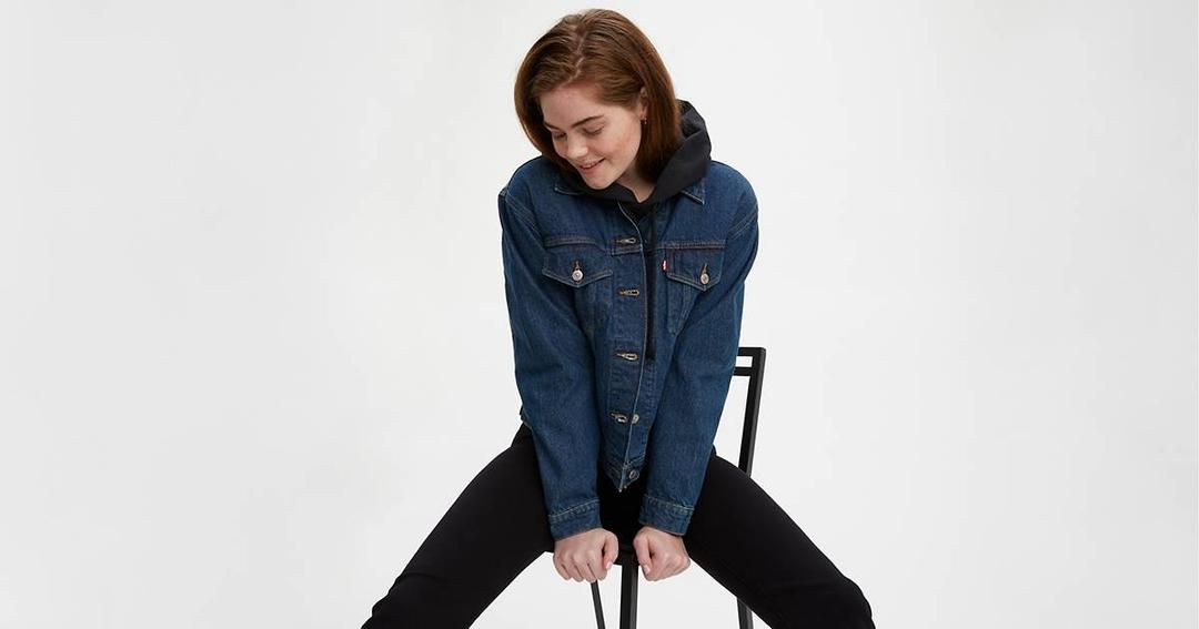 Ex-boyfriend Trucker Jacket - Dark Wash | Levi's® US