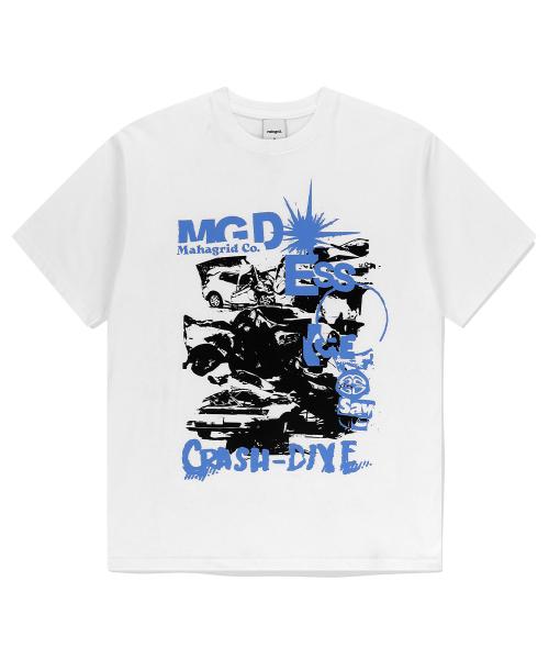 CRASH TEE WHITE(MG2EMMT514A)