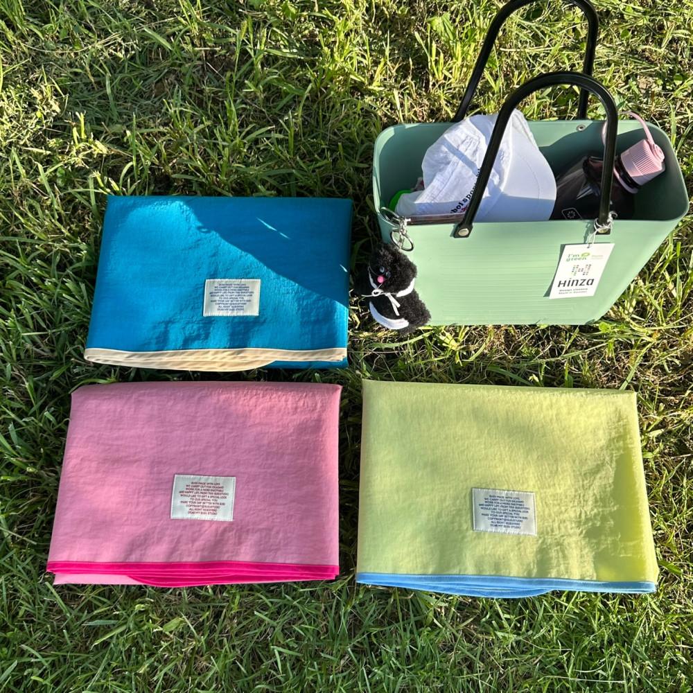 mini size 플링피크닉매트 (파우치set) 피크닉돗자리 소풍매트 나들이 캠핑매트 피크닉세트 : susustudio